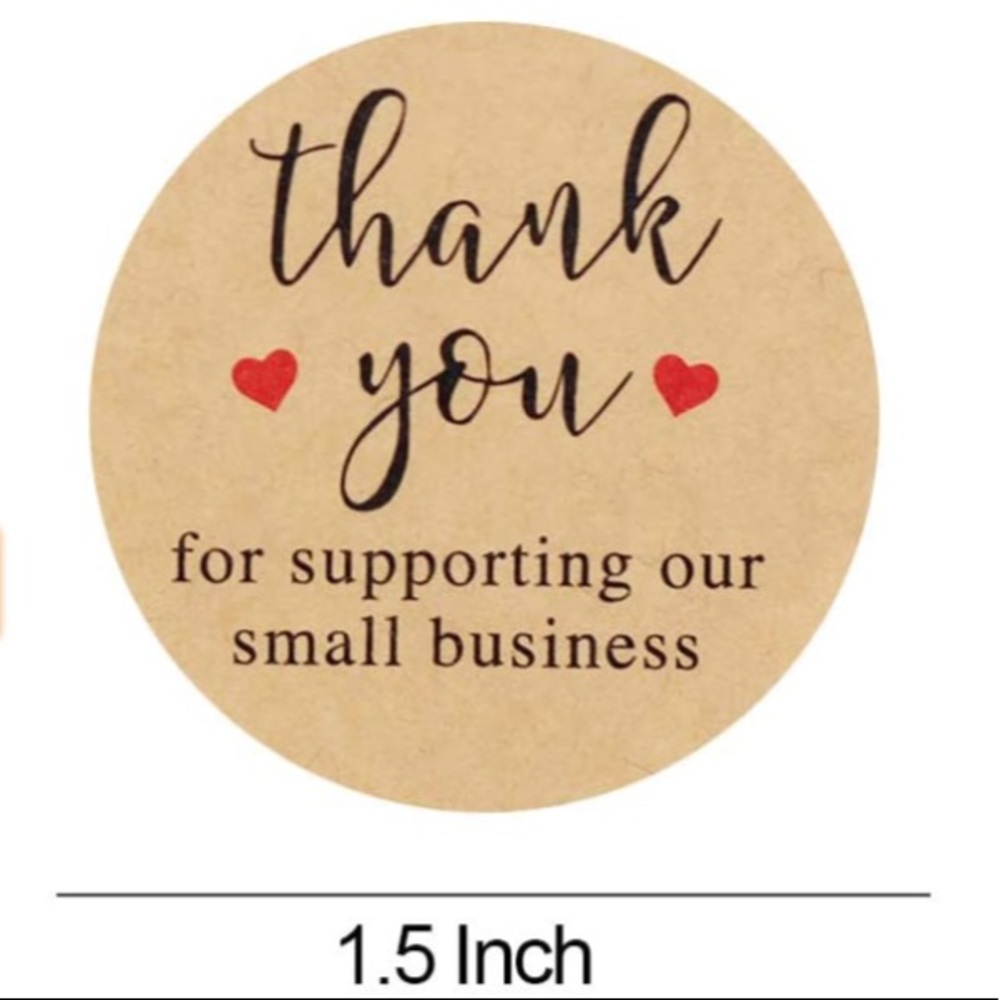 🛑SOLD🛑 Round Thank You Sticker